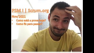 PASSEI NA CERTIFICAÇÃO PSM I | Scrum.org | COMENTÁRIO DE COMO É A PROVA E COMO ESTUDEI PARA PASSAR