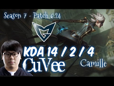 SSG CuVee CAMILLE vs POPPY Top - Patch 6.24 KR Ranked