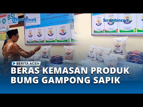 Bupati Aceh Selatan Launching Beras Kemasan Produk BUMG Gampong Sapik