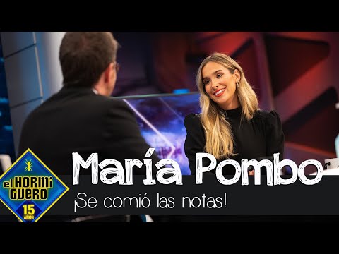 María Pombo desvela el "trauma" de sus padres ¡Se comió las notas! - El Hormiguero