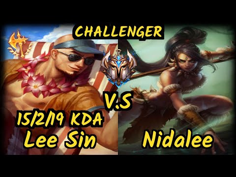 FLA Shrimp (LEE SIN) vs NIDALEE - 15/2/19 KDA JUNGLE CHALLENGER GAMEPLAY - BR