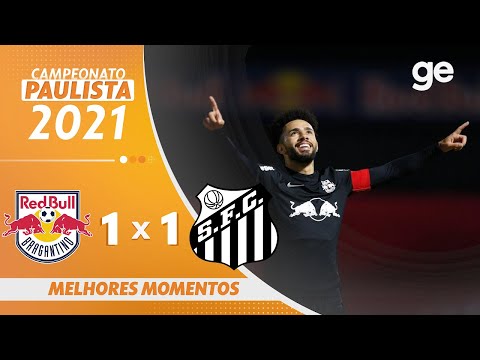 Vídeo - Red Bull Bragantino 1 x 1 Santos - Paulistão 2021!