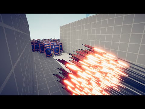 100 SHIELD BEARER ARMY vs. EVERY GOD | TABS - Totally Accurate Battle Simulator