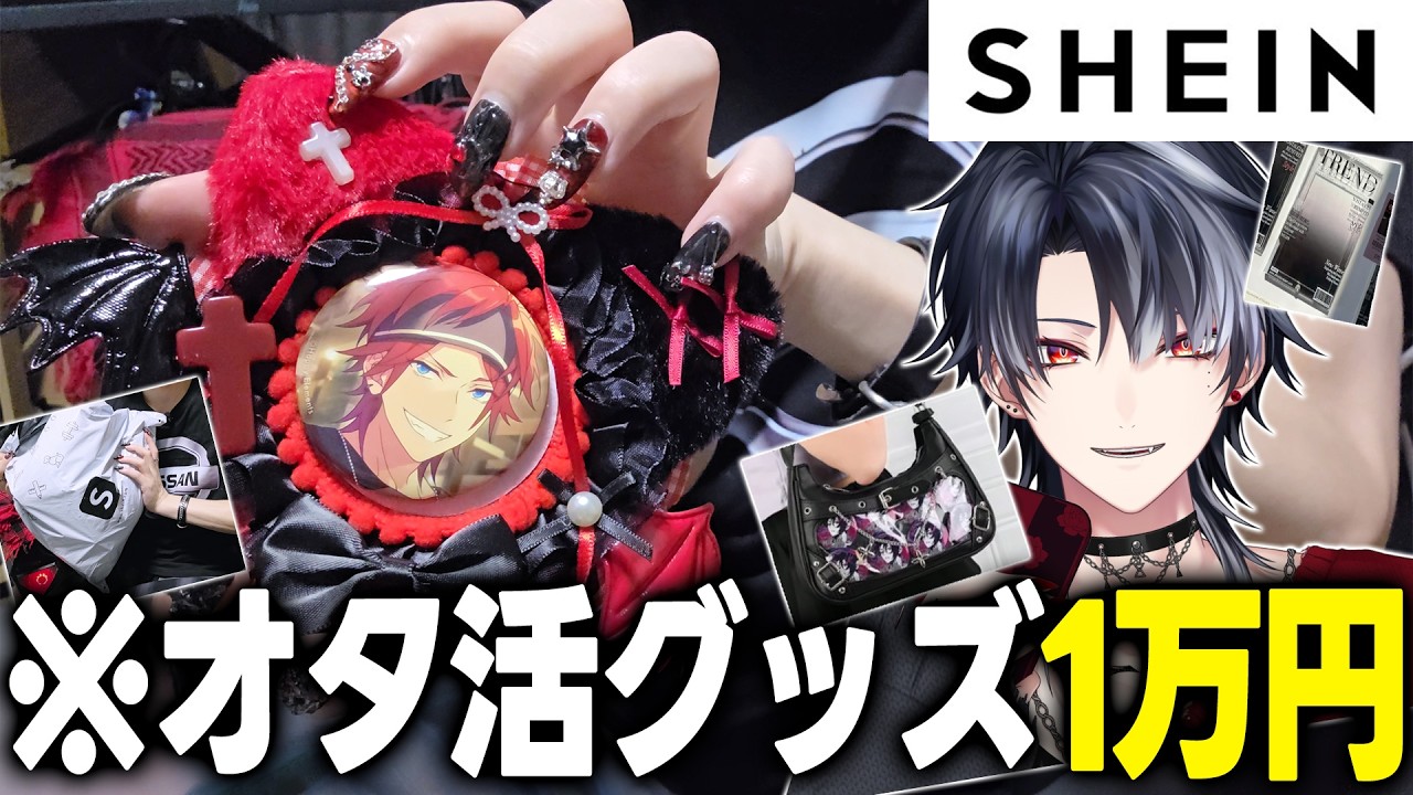 【三十路男の推し活】SHEINのオタ活グッズ1万円分届いたので開封してみたけどさすがに夢あるかも