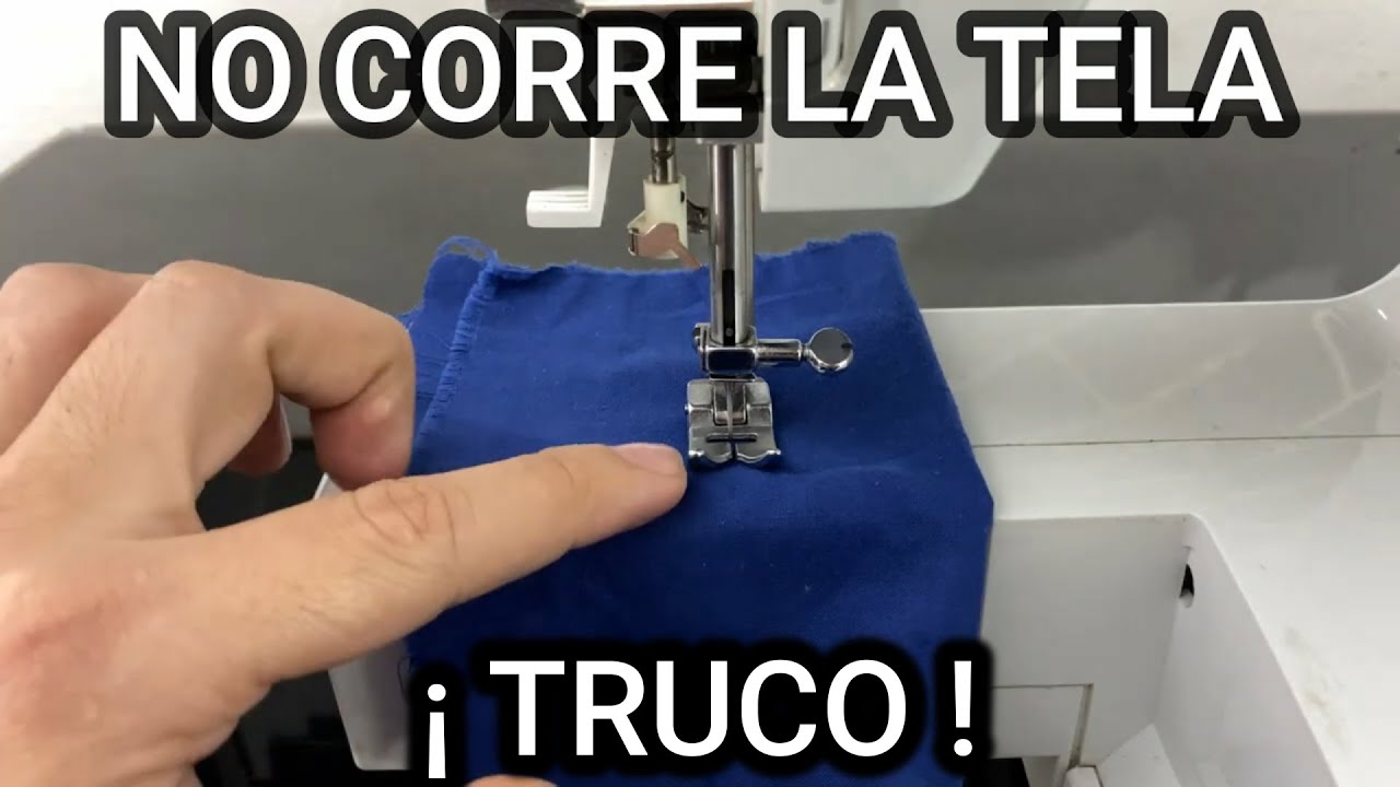 Mi maquina de coser NO CORRE LA TELA l #mecanicaconfeccion