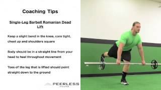 363. Single Leg Barbell Romanian Dead Lift