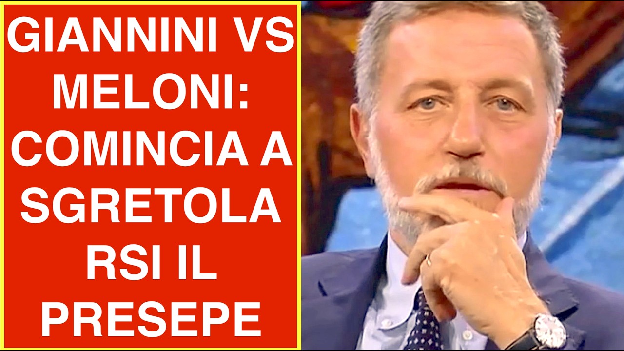 GIANNINI VS MELONI: COMINCIA A SGRETOLARSI IL PRESEPE