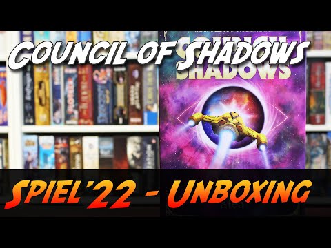 Council of Shadows - Brettspiel Unboxing (alea)