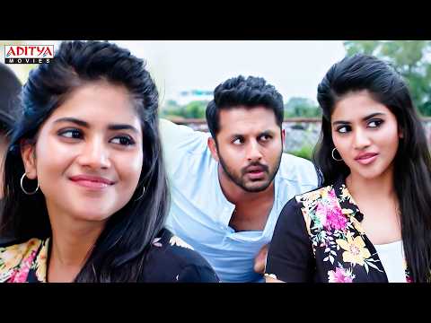 मुझ पर गुस्सा आ रहा है न😲? Nithin, Megha Akash | A Aa 2 Movie Hindi Scenes | Aditya Movies