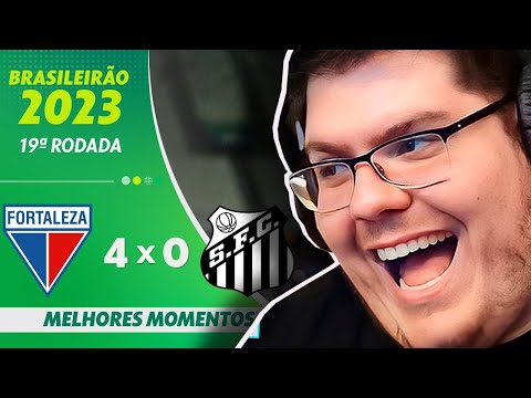CASIMIRO REAGE A FORTALEZA 4X0 SANTOS - MELHORES MOMENTOS  #casimiro