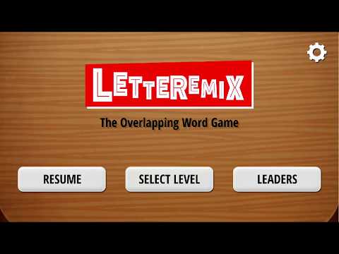 Letteremix, the Word Game Video