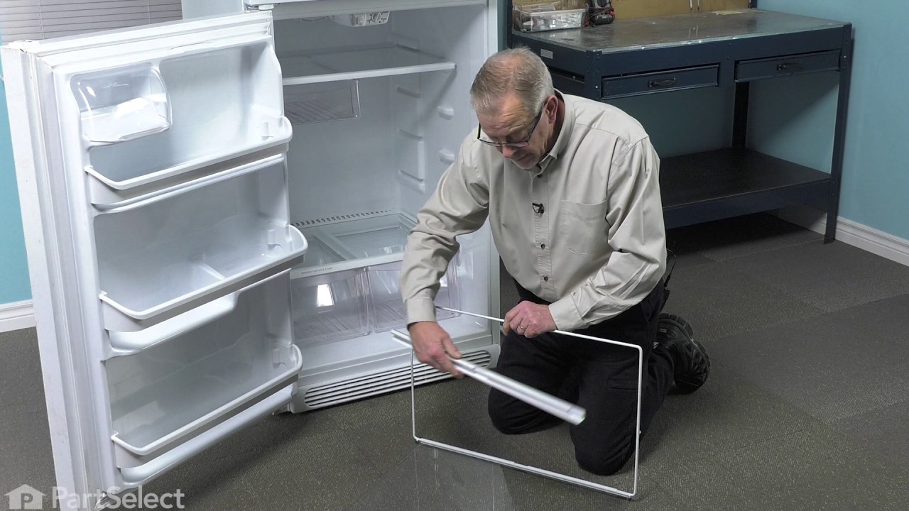 Replacing your Frigidaire Refrigerator Front Shelf Trim