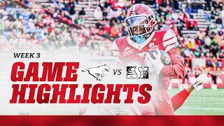 WEEK 3 FULL GAME HIGHLIGHTS | Calgary Stampeders vs Saskatchewan Roughriders | 20.06.26