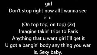Chris Brown - T.Y.A (Lyrics on screen) karaoke In My Zone