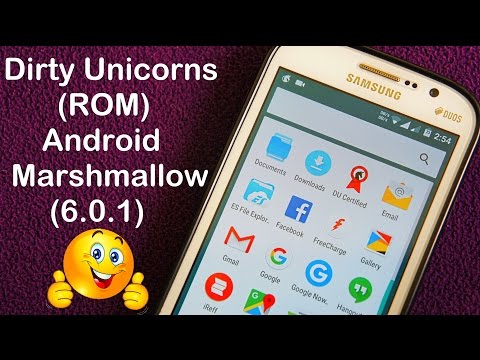 Dirty Unicorns - Android Marshmallow - Custom ROM - Galaxy Grand i9082 Video