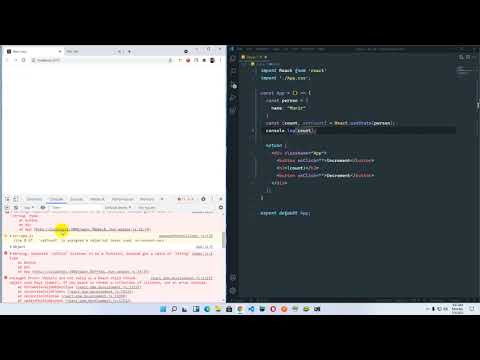 Counter app with react
