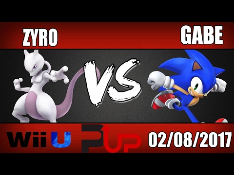 Zyro (Mewtwo) vs Gabe (Sonic) - Wii U  Losers Round 4 - SOS