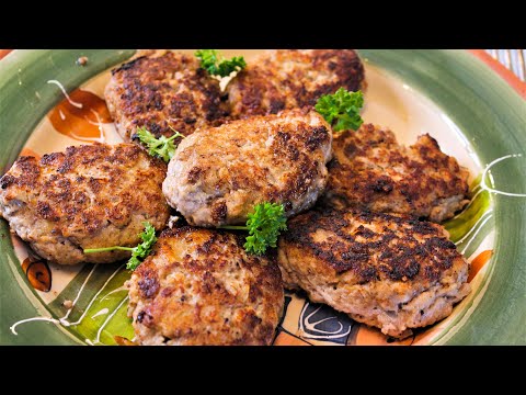 Ukrainian style meatballs, called "kotletu"