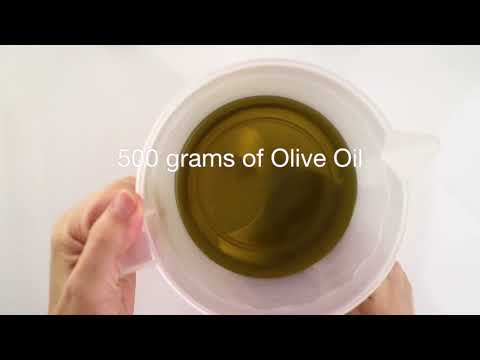How I Make Castile Soap at Home | %100 Olive Oil Soap Recipe   🌸446