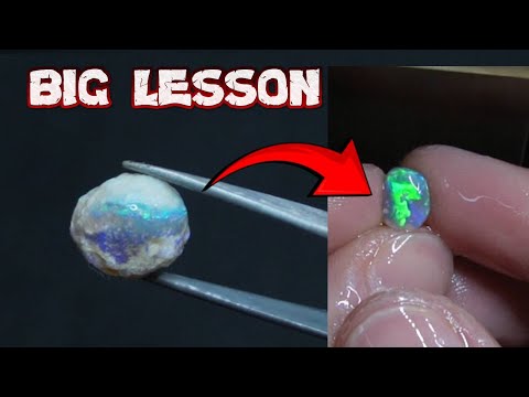 Rough opal teaches you an important lesson