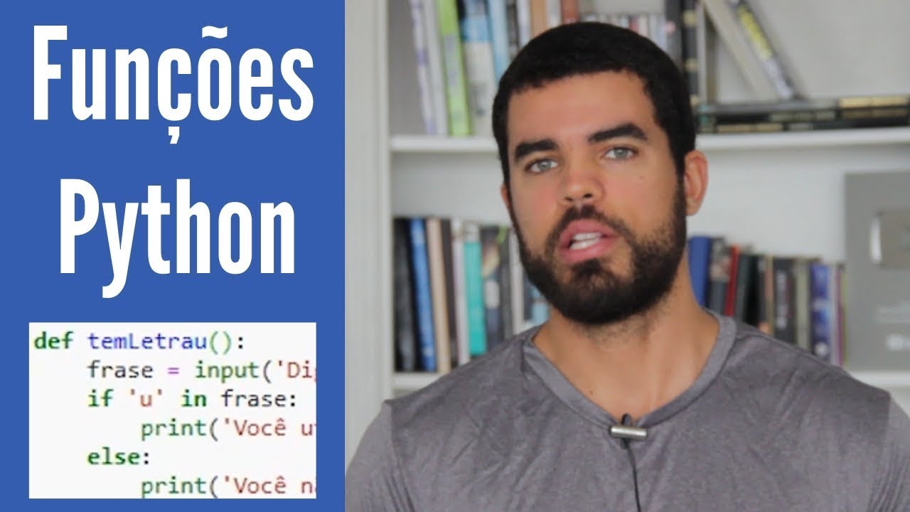 Como criar funções em Python (curso para iniciantes - Aula 12)