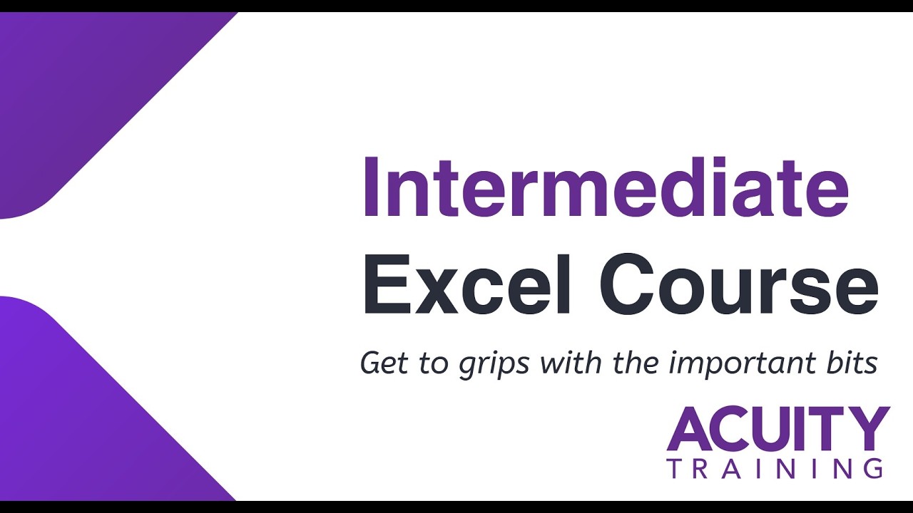 Find out what's covered in our Intermediate Excel course, run in central London or online.