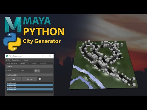 City Generator Using Maya Python