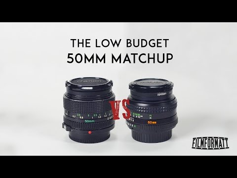 Canon FD 50mm F1.4 vs Minolta MD Rokkor X 50mm F1.4