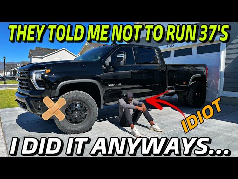 Planning To Run 37's On A 2024 Chevy Silverado 3500? WATCH FIRST!!!