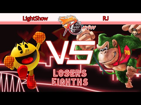 Super Red River Riot XVIII - L8ths - LightShow (Pac-Man) vs RJ (Dr. Mario, Donkey Kong)