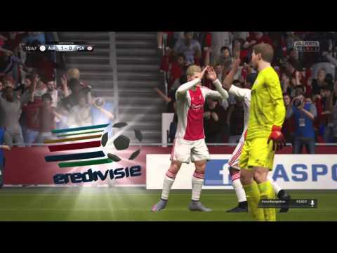 ajax vs psv amazing goal Victor Fischer FIFA 16 Greek βάλτο αγόρι μου