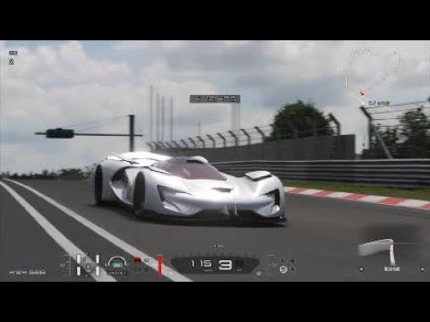 GT7 PSVR2 SRT Tomahawk X VGT 跑紐堡林 4分30秒後是正常的重播