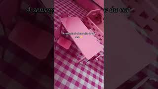 A sensação de pintar algo na cor rosa🩷🌸✨