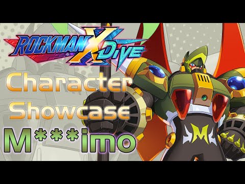 Mega Man X DiVE - Steel Massimo Showcase: Gameplay, Skills, Art, & 3D Model