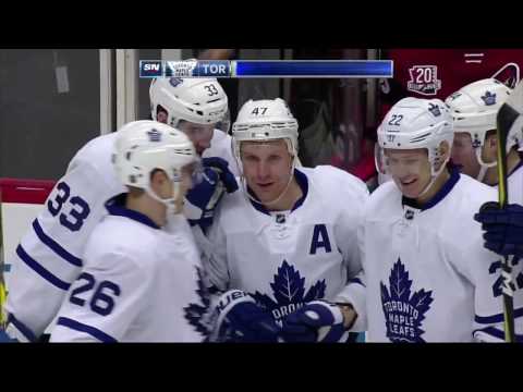 Leo Komarov  5th Goal of the Season! 12/23/2016 (Toronto Maple Leafs vs Arizona Coyotes)