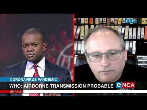 WHO Airborne transmission of COVID 19 probable