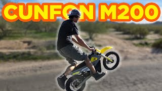 Cunfon M200 Mini Electric Dirt Bike: Simple, Nimble, and Trail-Ready!