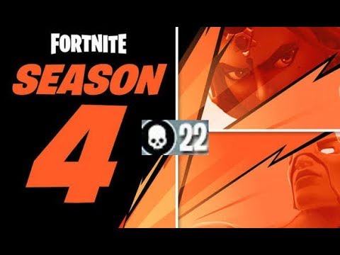 22 Frag Solo - Fortnite Season 4 Xbox World Record | AquaL