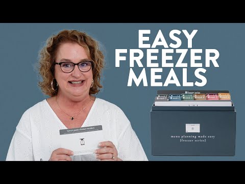 5 Fast FREEZER MEALS | Menu Planning Made Easy