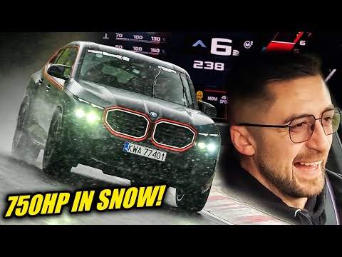 BMW XM Label Red: 750hp & SNOW! // Nürburgring