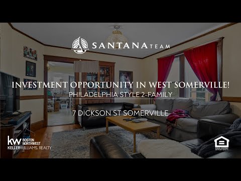 7 DICKSON ST SOMERVILLE | TWO-FAMILY INVESTMENT OPPORTUNITY