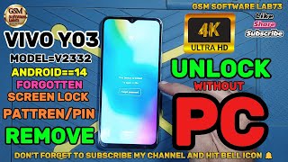 VIVO Y03 | How to Hard Reset VIVO Y03 |  Factory Reset | How to Format Vivo Y03