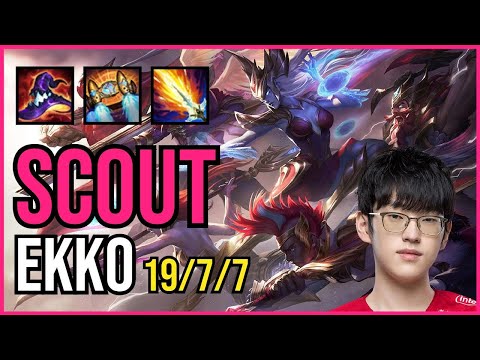 SCOUT - EKKO vs. ZED Mid | KR RANKED | PATCH 11.1