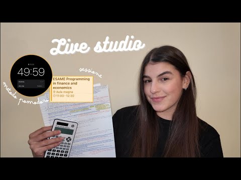 LIVE STUDIO: studiamo per la sessione invernale | Valeria Martinelli