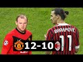 Manchester United vs AC Milan 12-10 - All Goals (2005-2021)