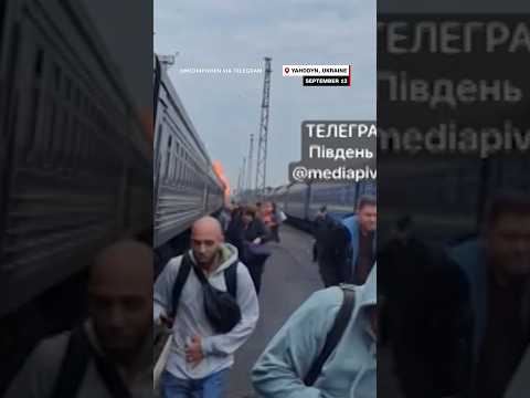 Russian drone strikes train close to ex-CIA boss