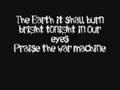 Zao - Praise the war machine (lyrics) 