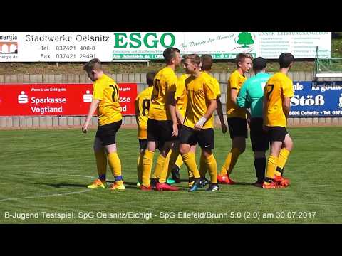 B-Jugend: SpG Oelsnitz/Eichigt - SpG Ellefeld/Brunn 5:0 (2:0), Testspiel am 30.07.2017