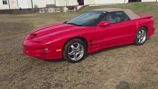 2001 Pontiac Firebird Trans Am WS6 Convertible