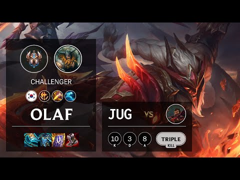 Olaf Jungle vs Graves - KR Challenger Patch 11.5
